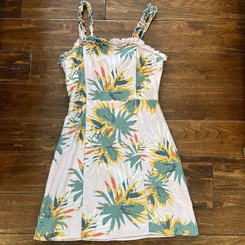 Sadie & Sage linen blend sundress